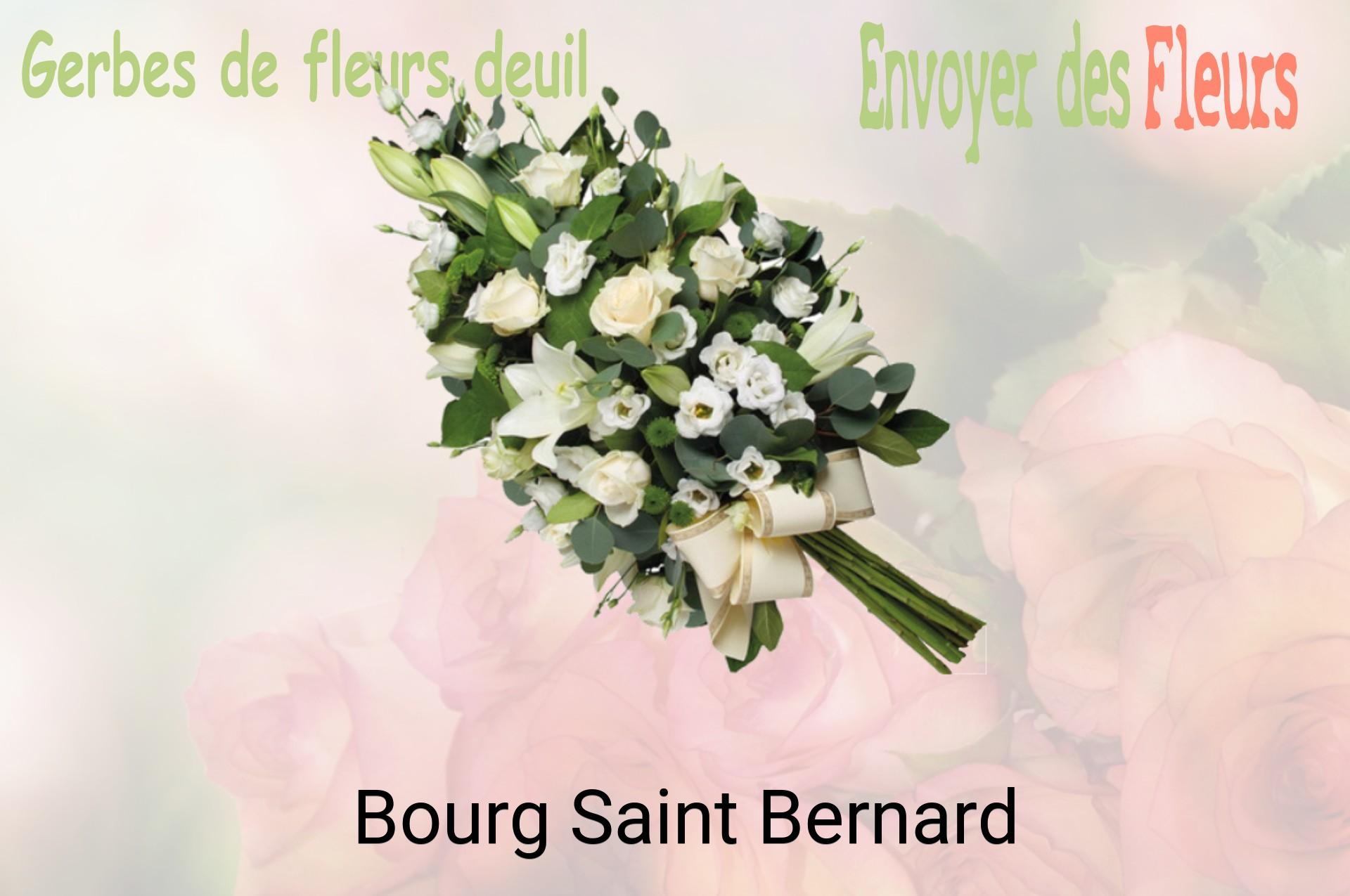 Gerbe de fleurs de deuil livrée à Bourg-Saint-Bernard